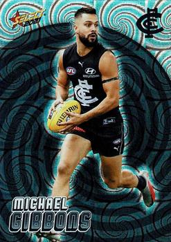 2021 Select AFL Footy Stars - Holographic Foil #HF18 Michael Gibbons Front